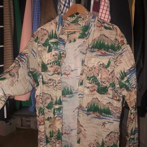 Mens island all saints dress shirt